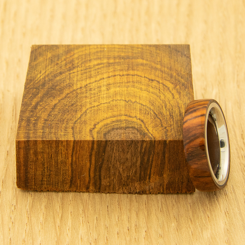 Exotic wood ring blanks
